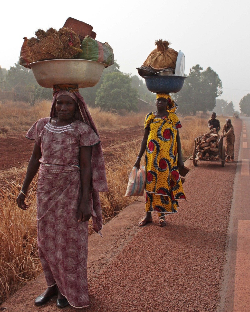 women, africa, smile